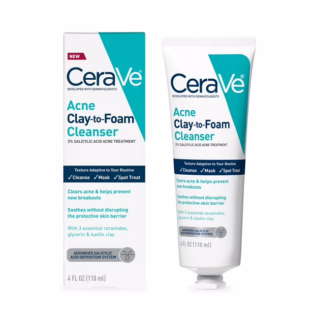 Acne Clay to Foam Cleanser