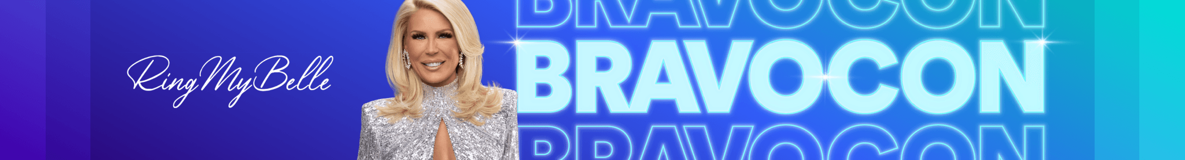Shop ringMyBelle.com Logo on blue gradient background header