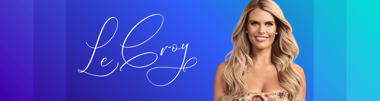 Shop LeCroy Logo on blue gradient background header