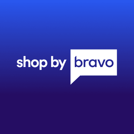 Shop by Bravo logo on blue-to-navy gradient.