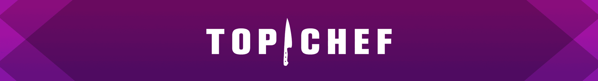 Shop Top Chef Logo on purple gradient background header