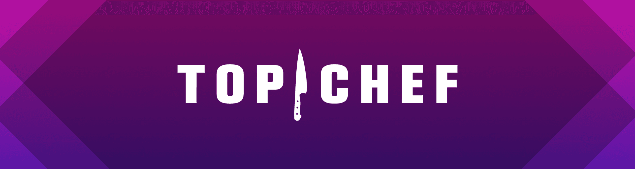 Shop Top Chef Logo on purple gradient background header